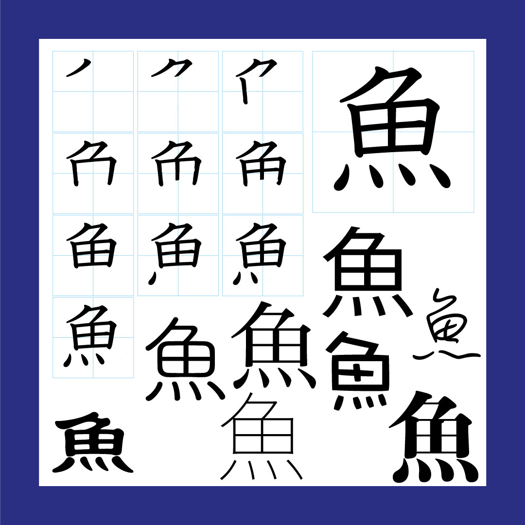 Kanji – 魚 – 365 Nihongo